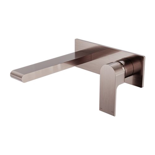 Bianca Wall Basin/Bath Mixer 187mm | Brushed Bronze