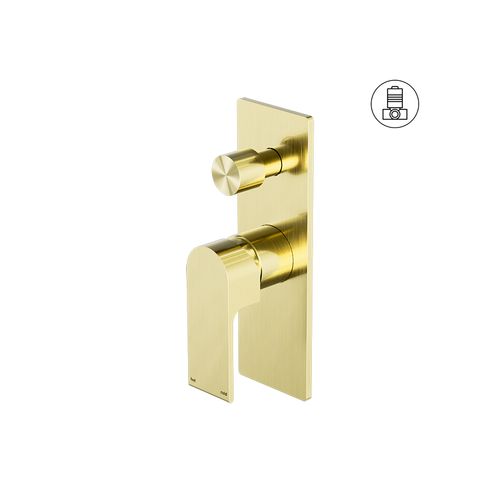Bianca Shower Mixer & Divertor | Brushed Gold