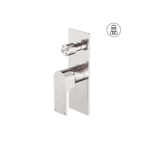 Bianca Shower Mixer & Divertor | Brushed Nickel