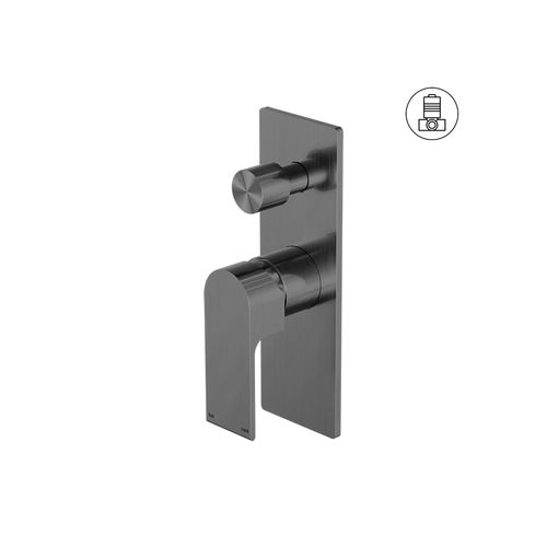 Bianca Shower Mixer & Divertor | Gun Metal