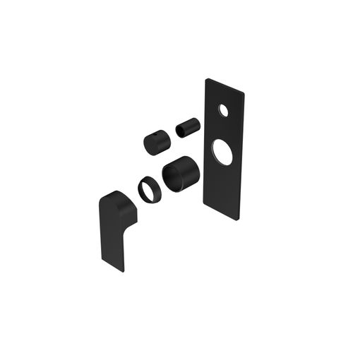 Bianca Shower Mixer & Divertor Trim Kits | Matte Black