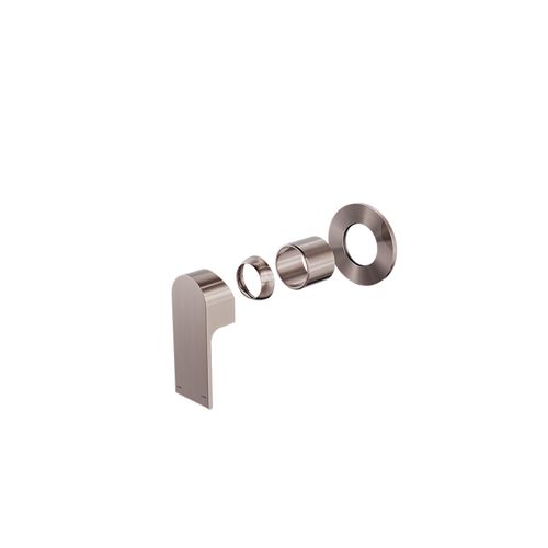 Bianca Shower Mixer 80mm Plate Trim Kits | Brushed Bronze