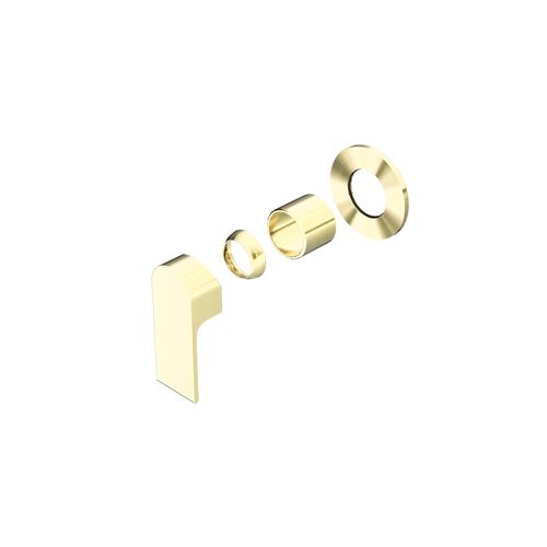 Bianca Shower Mixer 80mm Plate Trim Kits | Brushed Gold