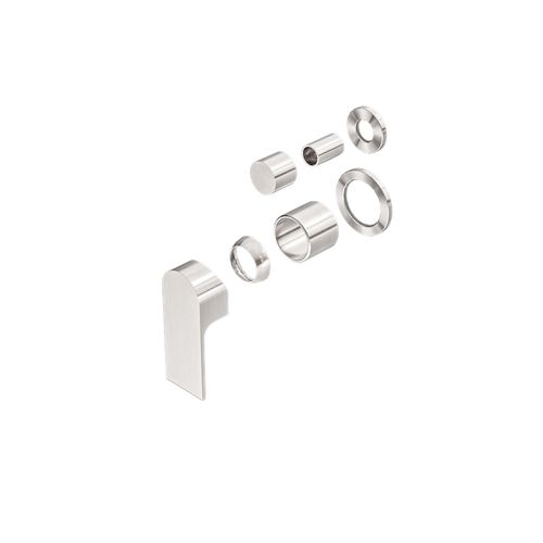 Bianca Shower Mixer & Divertor Back Plate | Brushed Nickel