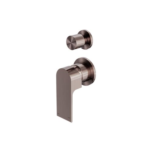 Bianca Shower Mixer & Divertor Back Plate | Brushed Bronze