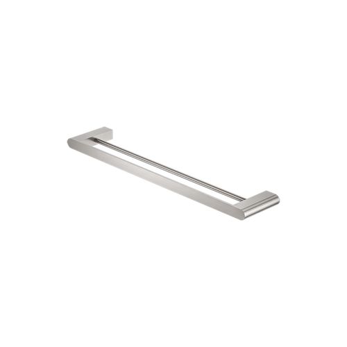 Bianca Double Towel Rail 600mm | Brushed Nickel