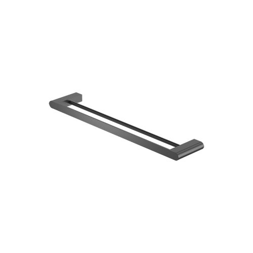 Bianca Double Towel Rail 600mm | Gun Metal