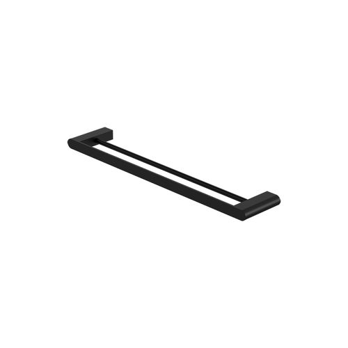 Bianca Double Towel Rail 600mm | Matte Black