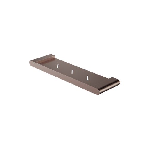 Bianca Metal Shower Shelf | Brushed Bronze