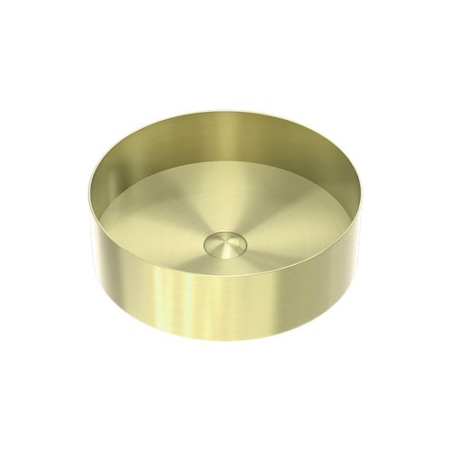 Opal Round 400mm Stainless Steel Basin Brushed Gold