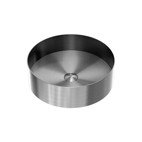 Opal Round 400mm Stainless Steel Basin Graphite