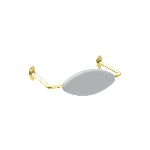 Mecca Care DDA Toilet Backrest Brushed Gold