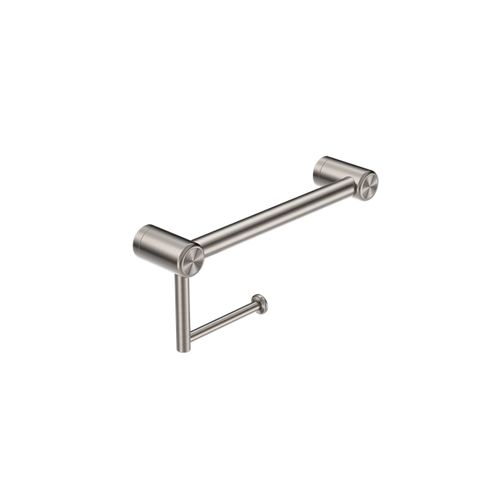 Mecca Care 25mm Toilet Roll Rail 300mm Brushed Nickel