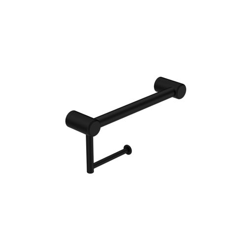 Mecca Care 25mm Toilet Roll Rail 300mm Matte Black