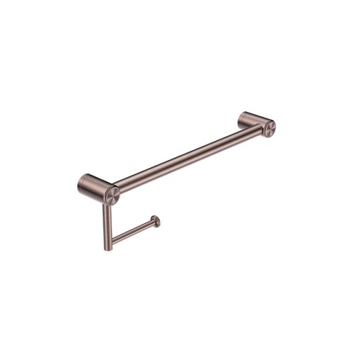 Mecca Care 25mm Toilet Roll Rail 450mm Brushed Bronze