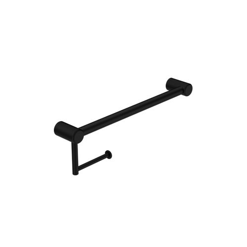 Mecca Care 25mm Toilet Roll Rail 450mm Matte Black