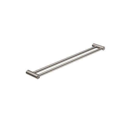 Mecca Care 25mm Double Towel Grab Rail 900mm Brushed Nickel