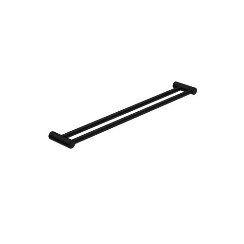 Mecca Care 25mm Double Towel Grab Rail 900mm Matte Black