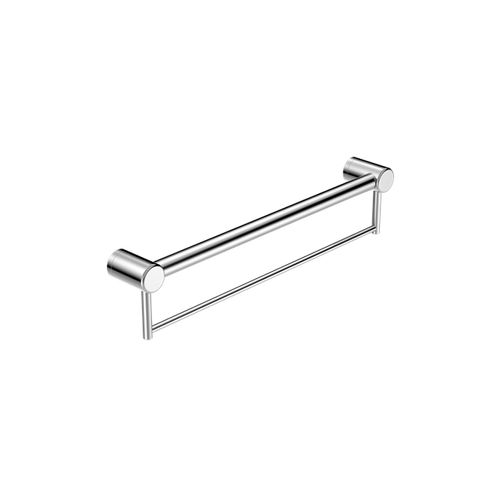 Mecca Care 32mm Grab Rail With Towel Holder 600mm Chrome