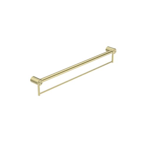 Mecca Care 32mm Grab Rail With Towel Holder 900mm Brushed Gold
