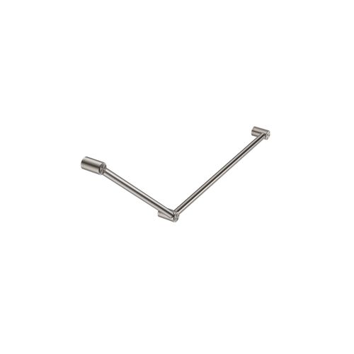 Mecca Care 32mm DDA Grab Rail Set 45 Degree 750X900mm Brushed Nickel