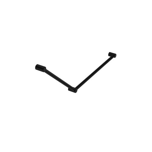 Mecca Care 32mm DDA Grab Rail Set 45 Degree 750X900mm Matte Black