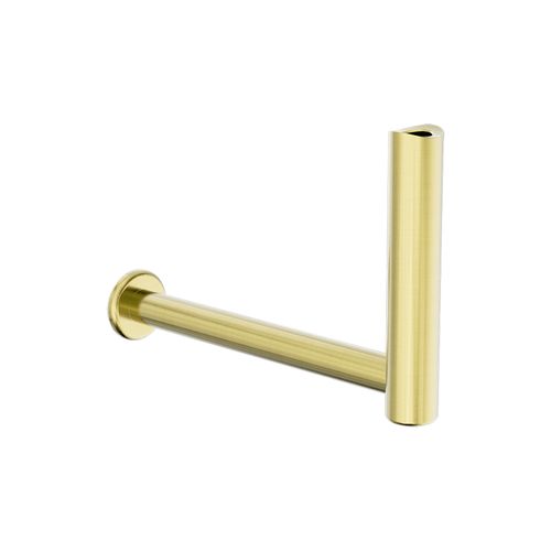 Mecca Care Add-On Fixed-Mount Toilet Roll Holder Brushed Gold