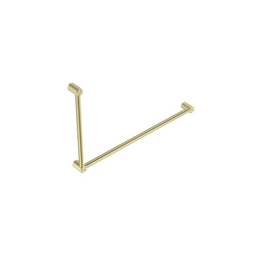 Mecca Care 32mm DDA Grab Rail Set 90 Degree 600X1000mm Brushed Gold