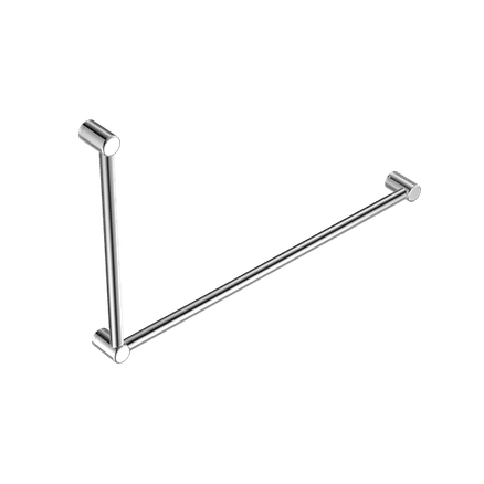 Mecca Care 32mm DDA Grab Rail Set 90 Degree 600X1000mm Chrome