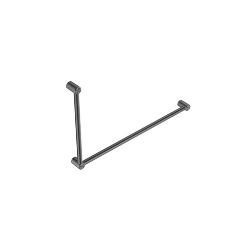 Mecca Care 32mm DDA Grab Rail Set 90 Degree 600X1000mm Gun Metal