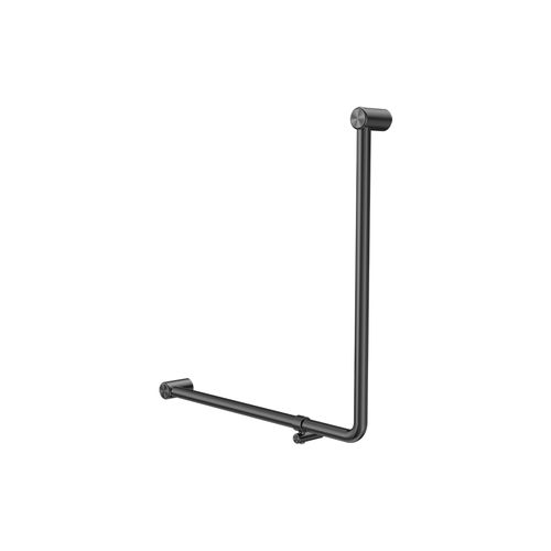 Mecca Care 32mm Ambulant 90 Degree Bent Tube Grab Rail 750X750mm Gun Metal