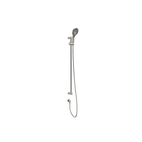 Mecca Care 25mm Grab Rail And Adjustable Shower Rail Set 900mm Brushed Nickel
