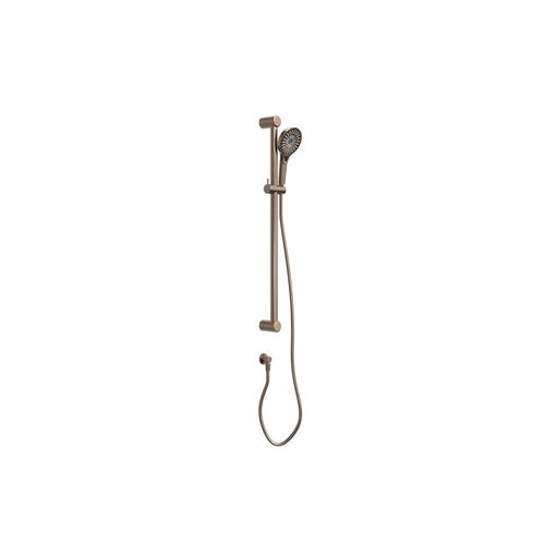 Mecca Care 32mm Grab Rail And Adjustable Shower Rail Set 900mm Brushed Bronze
