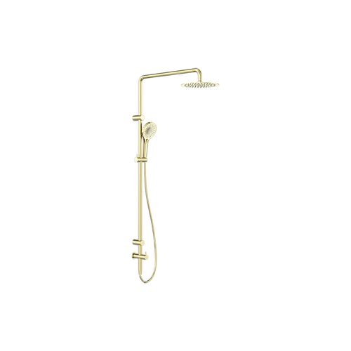 Mecca Care 25mm Grab Rail 900mm Twin Shower Set Brushed Gold