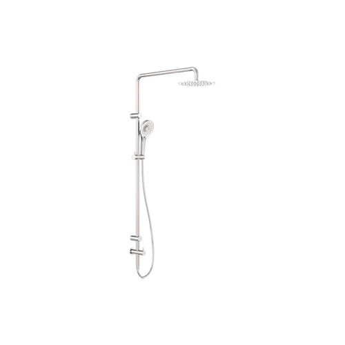 Mecca Care 25mm Grab Rail 900mm Twin Shower Set Brushed Nickel