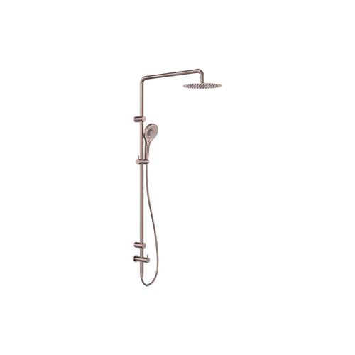 Mecca Care 25mm Grab Rail 900mm Twin Shower Set Brushed Bronze