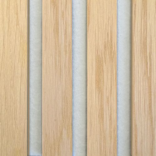 Natural Oak | Acoustic Panel (White Felt)