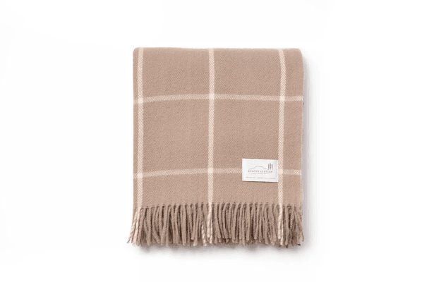 Ruanui Station Lambswool Throw -  Totara's Tussock