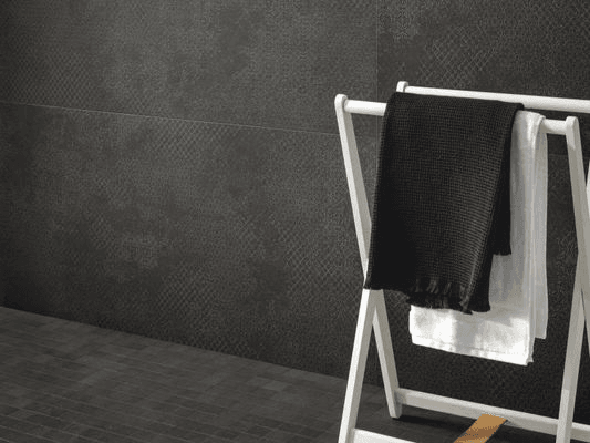 Nuances Anthracite Decor Lace Wall & Floor Tiles