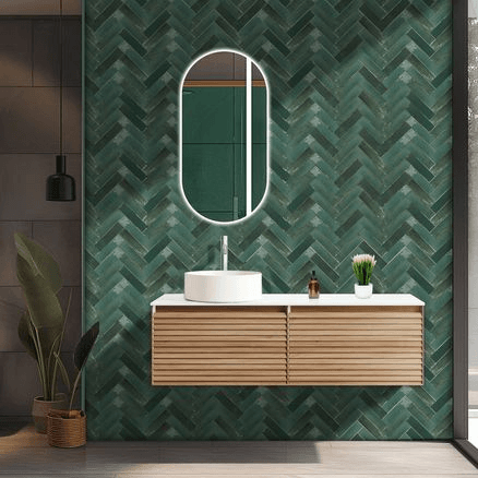 Orio Hamilton | Single Bowl Vanity | 1190 | Acacia Wood