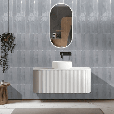 Orio Hayman | Curve Vanity | 890 |Matte White