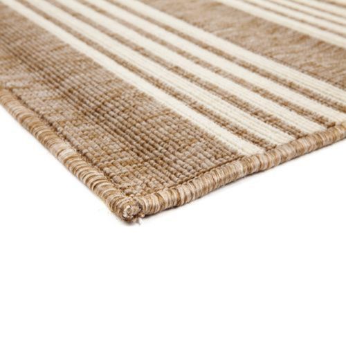 Mariona Beige Stripe Outdoor Rug