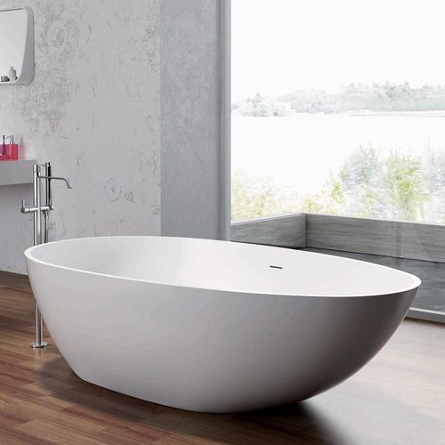 Pietra Bianca Olivia Freestanding Stone Bath