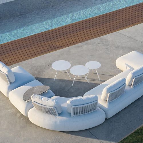 Ora One Seater Outdoor Lounge - Greige