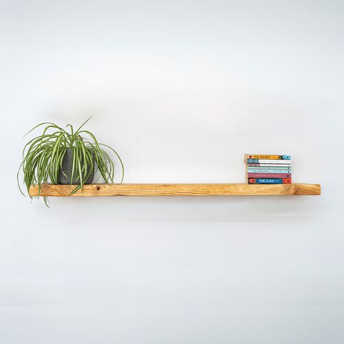 Rustic Natural Floating Shelf 80cm