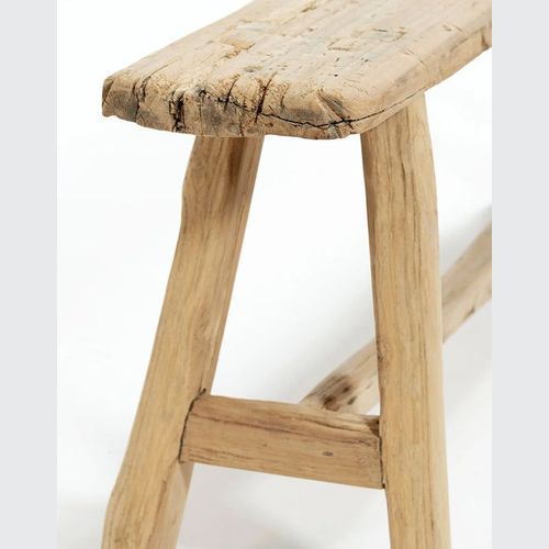 Organic Teak Bench with Bar