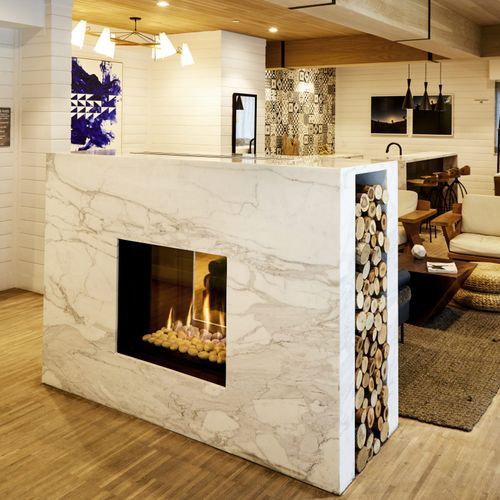 Tunnel 75X65 See Thru Gas Fireplace