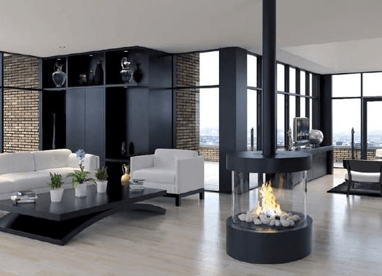 Ortal Circle 70 Gas Fireplace