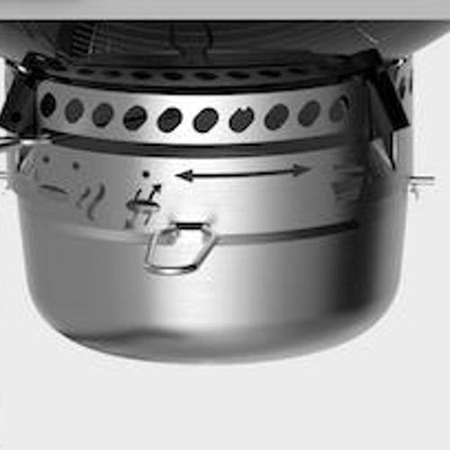 57cm Performer Kettle Black with GBS SS Grill