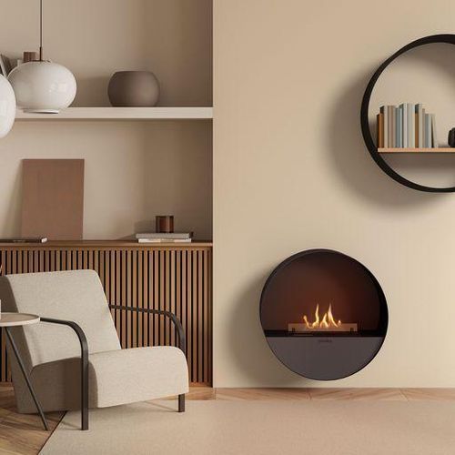 Planika Bubble Wall Mounted Bioethanol Fireplace